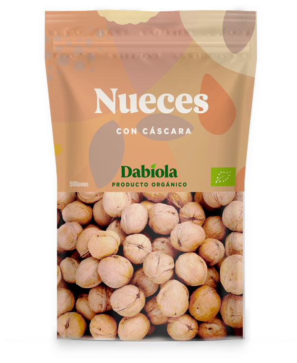 Bolsa Nueces Orgánicas con cáscara Dabiola